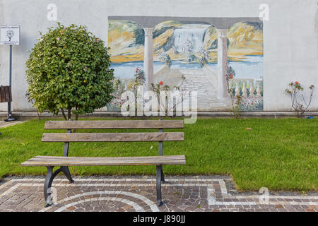 Cervinara (Avellino, Italy) - Murales in the old city centre Stock Photo