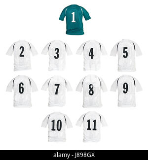 Football shirt number 11 Cut Out Stock Images & Pictures - Alamy