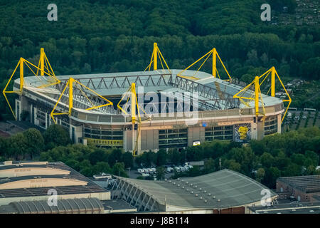 Aerial view, Westfalenstadion Stadium, BVB, Dortmund, Ruhr ...