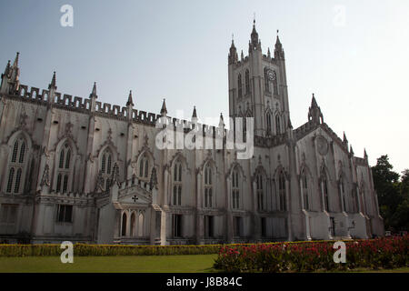 St. Paul's Cathedral, Kolkata, West Bengal India Stock Photo