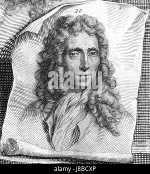 Johannes Voorhout, by Jacobus Houbraken Stock Photo