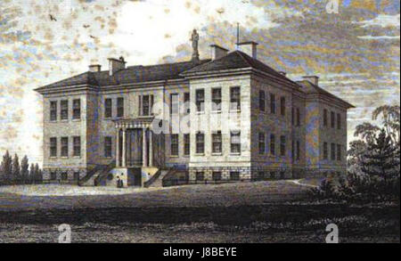 Derby Royal Infirmary c 1819 Stock Photo