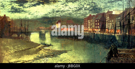 Grimshaw John Atkinson Whitby Docks Stock Photo