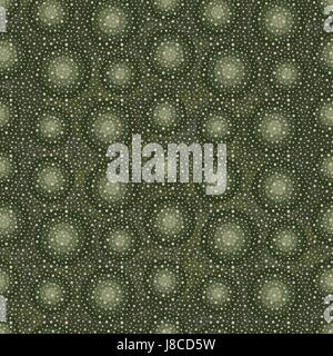 Green abstract organic vector seamless pattern background Stock Vector
