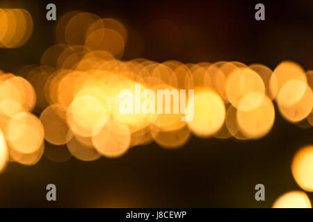 Abstract defocused candle light Stock Photo