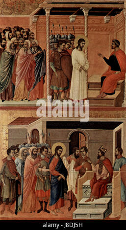 Duccio di Buoninsegna was a renowned Italian painter from the 13th ...