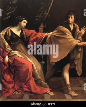 Joseph and Potiphar's Wife Stock Photo