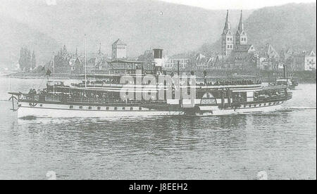 Drachenfels (ship, 1888) 002 Stock Photo