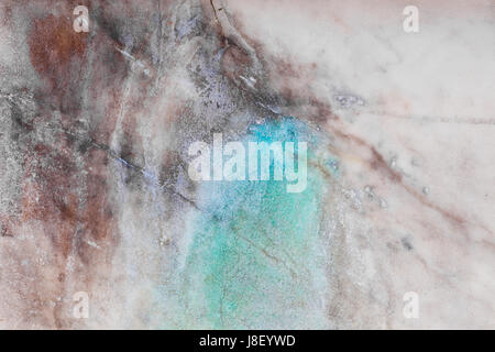 Aqua blue marble tile texture background with cracks Stock Photo