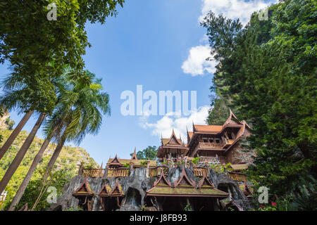 Tham khao wong temple beautiful temple located in the middle of the beautiful nature. Uthai Thani, Thailand. Stock Photo