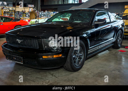 STUTTGART, GERMANY - MARCH 04, 2017: Pony car Ford Mustang V6 Coupe, 2006. Europe's greatest classic car exhibition 'RETRO CLASSICS' Stock Photo