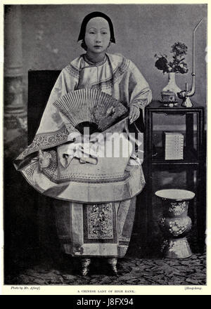 Lai Afong, A Chinese Lady of High Rank Stock Photo