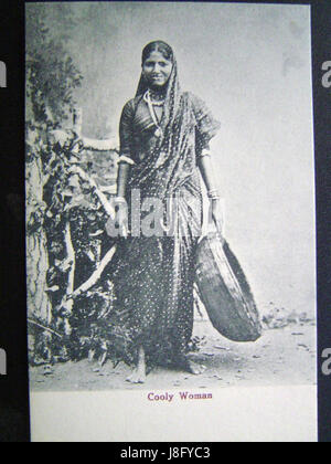 Indian female coolie (c. 1910) Stock Photo