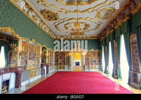 Library   Wrest Park   Bedfordshire, England   DSC08397 Stock Photo