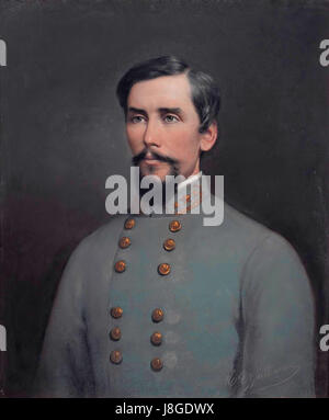 Major General Patrick Cleburne, by Louis Guillaume Stock Photo