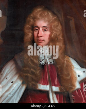 George, 1st Baron Jeffreys of Wem, by John Riley Stock Photo