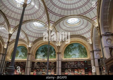 Le site Richelieu-Louvois est le berceau historique de la Bibliothèque nationale de France. Situé au cœur de la capitale, il se composait au XVIIe siè Stock Photo