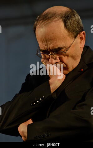 Mgr Philippe Barbarin, archbishop of Lyon (South-Eastern France) Stock Photo