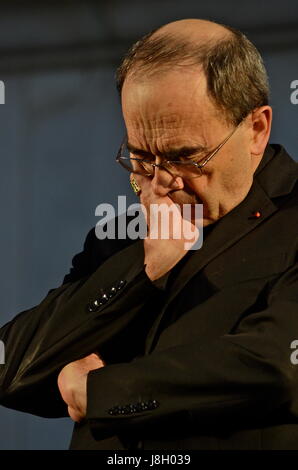 Mgr Philippe Barbarin, archbishop of Lyon (South-Eastern France) Stock Photo