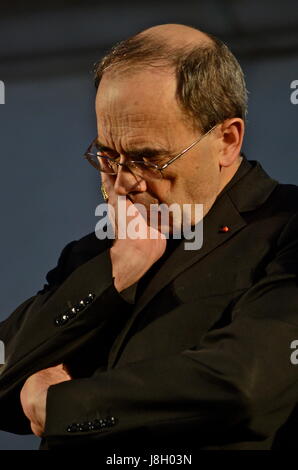 Mgr Philippe Barbarin, archbishop of Lyon (South-Eastern France) Stock Photo