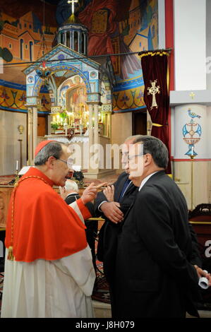 Mgr Philippe Barbarin, archbishop of Lyon (South-Eastern France) Stock Photo