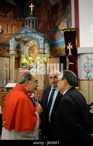 Mgr Philippe Barbarin, archbishop of Lyon (South-Eastern France) Stock Photo