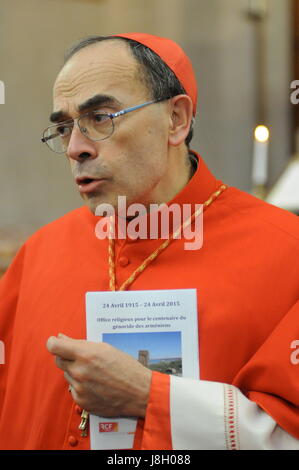 Mgr Philippe Barbarin, archbishop of Lyon (South-Eastern France) Stock Photo