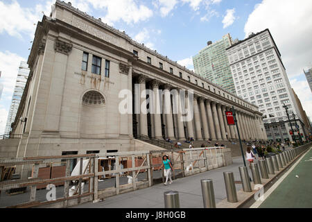 James A. Farley United States Post Office building midtown New York City USA Stock Photo
