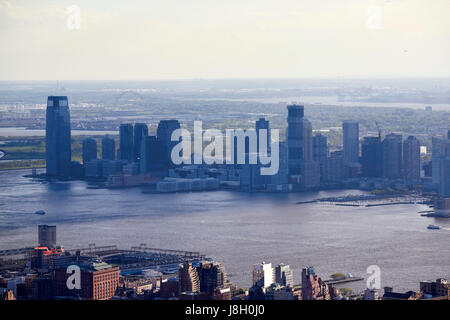 view of paulus hook and exchange place jersey city New jersey USA