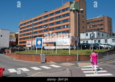 General view of the Royal Gwent Hospital in Newport, Wales, UK Stock ...