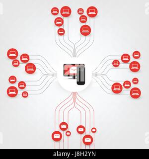 Vulnerability, Locked Devices, Encrypted Files, Lost Documents, Ransomware Attack - Failed, Vulnerable Network Threat Protection - IT Security Vector Stock Vector