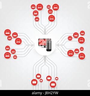 Vulnerability, Locked Devices, Encrypted Files, Lost Documents, Ransomware Attack - Failed, Vulnerable Network Threat Protection - IT Security Vector Stock Vector