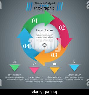 Infographic icons. Arrows icon Stock Vector Image & Art - Alamy