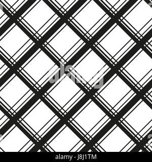 Tartan seamless pattern. Cage endless background. Square, rhombus repeating texture. Trendy backdrop for textiles. Vector illustration. Stock Vector