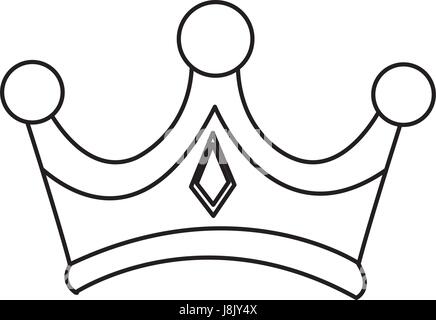 christmas crown of wise king manger Stock Vector
