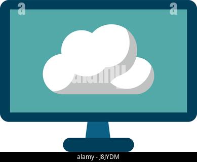 cloud storage related icon image  Stock Vector