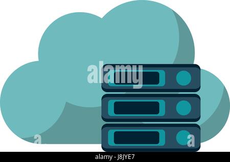 cloud storage related icon image  Stock Vector