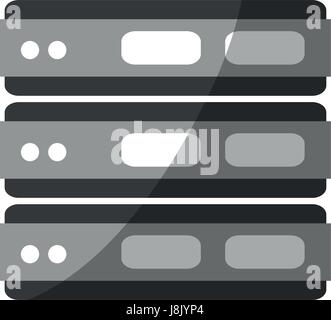 server web hosting related icon image  Stock Vector