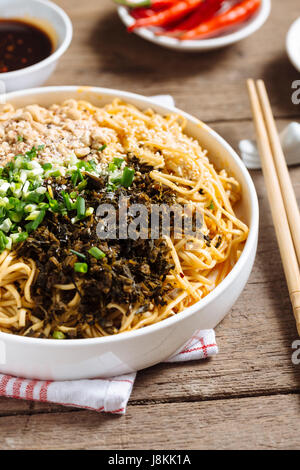 Traditional Chinese Snack, Yibin Burning Noodle. Stock Photo