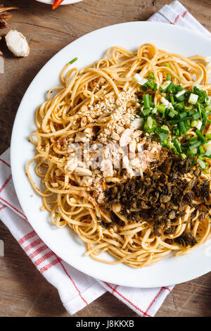 Traditional Chinese Snack, Yibin Burning Noodle. Stock Photo