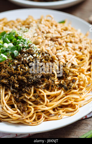 Traditional Chinese Snack, Yibin Burning Noodle. Stock Photo