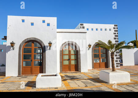 Marina Rubicon in Playa Blanca, Lanzarote, Canary Island, Spain Stock Photo