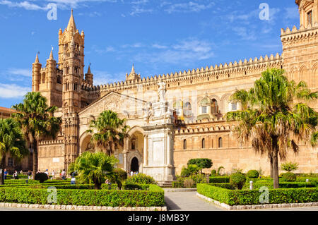 Cathedral of Palermo dedicated to the Assumption of the Virgin Mary Stock Photo