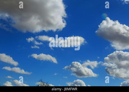 blue sky background with white clouds sky clouds stormy sky Stock Photo