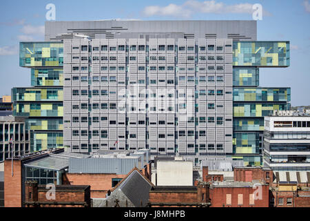 Built 2007 Manchester Civil Justice Centre is a governmental building in Manchester, England , Stock Photo