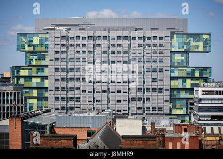 Built 2007 Manchester Civil Justice Centre is a governmental building in Manchester, England , Stock Photo