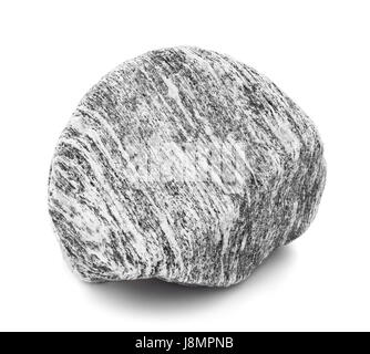 granite Stone isolated on white background. Stock Photo