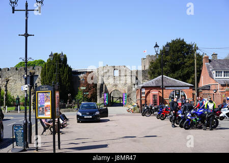 Ludlow medieval market town, Shropshire, UK. Stock Photo