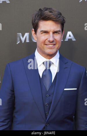 Madrid, Madrid, Spain. 29th May, 2017. Tom Cruise attended 'The Mummy' film premiere at Callao Cinema on May 29, 2017 in Madrid Credit: Jack Abuin/ZUMA Wire/Alamy Live News Stock Photo