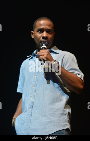 Miami, FL, USA. 28th May, 2017. Actor/comedian Blee performs onstage during the 10th Annual Memorial Weekend Comedy Festival at James L. Knight Center on May 28, 2017 in Miami, Florida. Credit: Mpi10/Media Punch/Alamy Live News Stock Photo